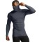 Custom 100% Nylon Polyester Sport Shirt Slim Fit Casual High Neck Long Sleeve T-shirt Running Fitness Cycling Top Men
