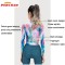 Custom Design Cycling Wear Clothes High Quality Premium Long Sleeve Full Zip Sublimation Printing Cycling Jersey For Women