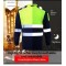 Reflective Strip Breathable Quick Drying Long Sleeved T-shirt For Male And Female Labor Protection Workers&#39; Safety Clothing