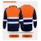 Reflective Strip Breathable Quick Drying Long Sleeved T-shirt For Male And Female Labor Protection Workers&#39; Safety Clothing