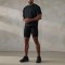Custom Logo Elastic Waist 4 Way Stretch Legging Lightweight Tight Active Running Gym Cycling Training Compression Shorts Men