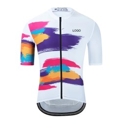Oem Odm Custom Polyester Lightweight Womens Short Sleeve Road Cycling Jersey Private Label Bike Shirt For Teams