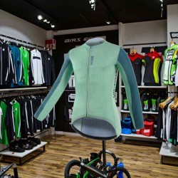 High Quality Cycling Jersey Clothes Solid Color Mens Breathable Long Sleeve Bike Jersey Tops With Rear Pockets