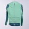 High Quality Cycling Jersey Clothes Solid Color Mens Breathable Long Sleeve Bike Jersey Tops With Rear Pockets