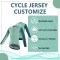 High Quality Cycling Jersey Clothes Solid Color Mens Breathable Long Sleeve Bike Jersey Tops With Rear Pockets