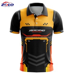 Custom Motorcycle Racing Jersey Formulam Team Sublimated Racing Polo T Shirt
