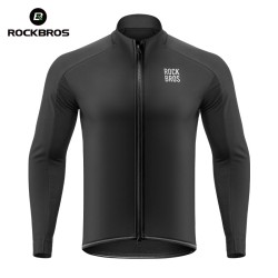 Rockbros Unisex Autumn Winter Cycling Jacket Windproof Reflective Quick Dry Coat Fleece For Bicycle Men Jersey Oem Mtb Clothing