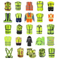 Free Sample Construction Safety Warning Security Children Mesh Customized Cycling Guard Coverall Disposable Vest With Pocket