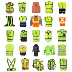 Free Sample Construction Safety Warning Security Children Mesh Customized Cycling Guard Coverall Disposable Vest With Pocket
