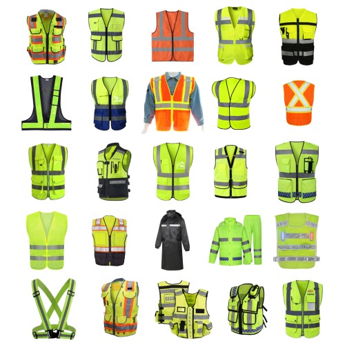 Free Sample Construction Safety Warning Security Children Mesh Customized Cycling Guard Coverall Disposable Vest With Pocket