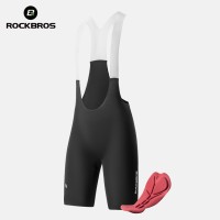 Rockbros High Waist Cycling Short Women&#39;s Pants Bike Gel Padded Women Cycling Bib Shorts Padding Cycling Wear