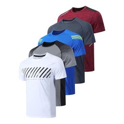 Men's Compression T-shirts Running Cycling Gym Outdoor Fitness Training Skinny Base Layer With Short Sleeve Bottoming Top