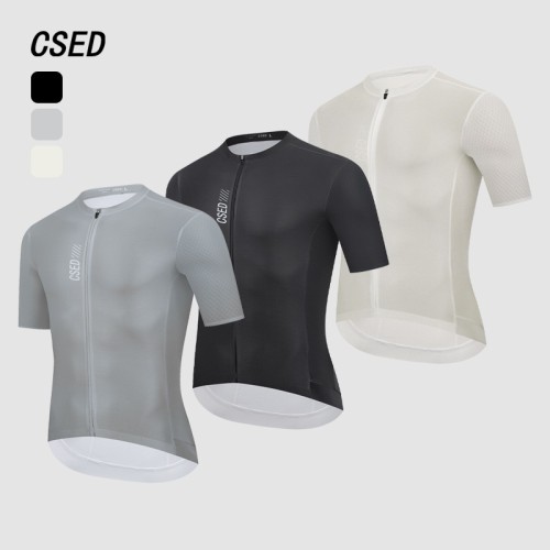 Csed Lightweight Men&#39;s Cycling Jersey Bike Sweatshirt Short Sleeved Breathable Mtb Bicycle Clothes Custom Oem Team Name