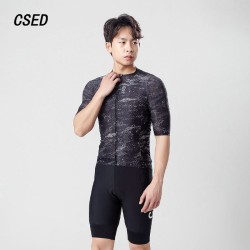 Csed Cycling Jersey Men&#39;s Short Sleeved Sweatshirt Breathable Sportswear Bike Clothing Cycling Clothes Oem Custom Design