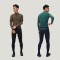 Oem Odm Double Layer Windproof Long Sleeves Mountain Bicycle Clothes Mtb Bike Pro Cycling Jerseys