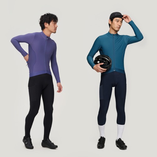 New Style Long Sleeves Bicycle Road Bike Clothing Mtb Cycling Jersey With Pockets