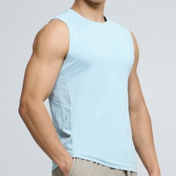 Sleeveless Tank Top Men Clothes Gym Dry Fit Fitness Training Tank Top Running Sports Vest