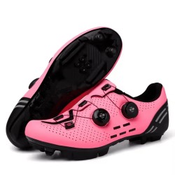 Men's And Women's Cycling Shoes With Lock For Road Mountain Bike Booster Riding Shoes With Rubber Insole