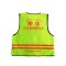 Customizable Heat Transfer Film Reflective Safety Vest For Cyclists For Outdoor Sports