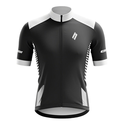 Custom Red Hook Crit Slim Fit Water-based Printing High Elastic Wear-resistant Black And White Contrast Cycling Club T-shirts