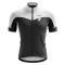 Custom Red Hook Crit Slim Fit Water-based Printing High Elastic Wear-resistant Black And White Contrast Cycling Club T-shirts
