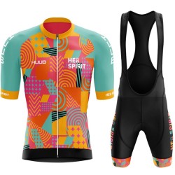 High Quality 2pcs/set Professional Sublimation Print Summer Bicycle Sportswear Set New Racing Polyester Clothing For Cyclists