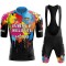 High Quality 2pcs/set Professional Sublimation Print Summer Bicycle Sportswear Set New Racing Polyester Clothing For Cyclists
