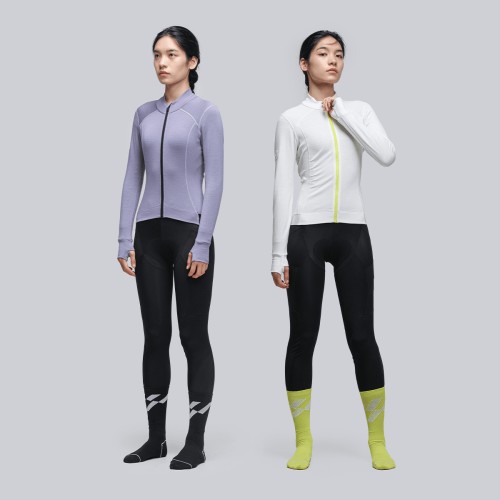 Custom Breathable Lightweight Long Sleeve Mountain Bike Women Cycling Jersey With Private Logo