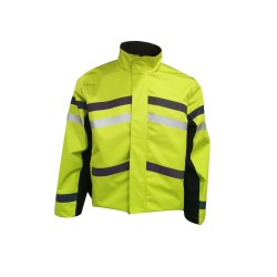 Chic Lime Green Reflective Safety Jacket For Cycling Running Jogging