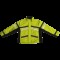 Chic Lime Green Reflective Safety Jacket For Cycling Running Jogging
