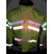 Chic Lime Green Reflective Safety Jacket For Cycling Running Jogging
