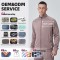 Hucai Custom Label Polyester Spandex Soft Lightweight Silicone Logo Regular Fit Zip Up Training Gym Sports Running Jacket
