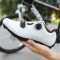 Dynamic Men's And Women's Cycling Shoes For Road Mountain Biking Love Thinking Bicycle Riding Shoes With Lock Features