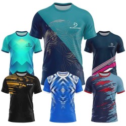Free Custom Short Sleeve Summer T Shirt Breathable Quick-dry Tshirts Marathon Equestrian Tennis Team Event Promotion T-shirt