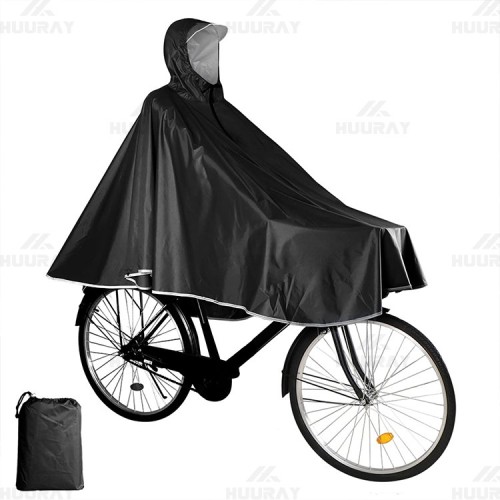Logo Size Custom Reflective Riding Cycling Raincoat Bicycle Rain Poncho Custom Print With Logo