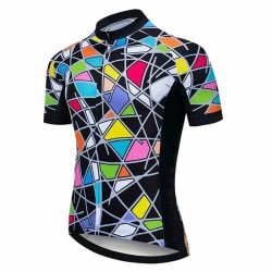 Professional Breathable Sports Jersey Custom Sublimation Short Sleeve Cycling Jersey For Cyclists