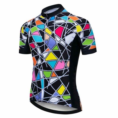 Professional Breathable Sports Jersey Custom Sublimation Short Sleeve Cycling Jersey For Cyclists