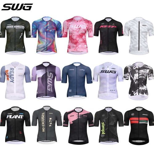 Swg Custom Design Man Woman Bike Aero Cycling Jersey Uniform Sublimation Short Long Cloth Bib Clothing Cycling Wear