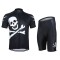 Custom Mens Skull Breathable Bicycle Suit Personalized Printing Short Sleeve Cycling Jersey Set