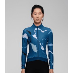 Custom Made Long Sleeve Sublimation Print Breathable Team Road Bike Cycling Jersey Women