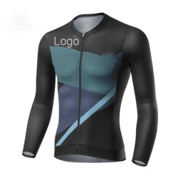 New Style Long Sleeve Cycling Uniform Sublimation Printing Cycling Jersey Men Quick Drying Cycling Wear
