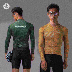 Vns Summer Men Cycling Jersey High Quality Cycling Equipment Sun Protection Breathable Mountain Road Bike Long Sleeve