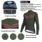 Wholesale Professional Men&#39;s Cycling Jerseys Custom Stand Collar Long Sleeve Bike Biking Shirts Quick Drying Breathable Tops