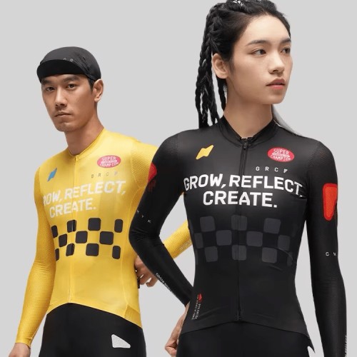 Italy Imports Fabrics Sublimation Printing Custom Dirt Bike Long Sleeve Cycling Jersey