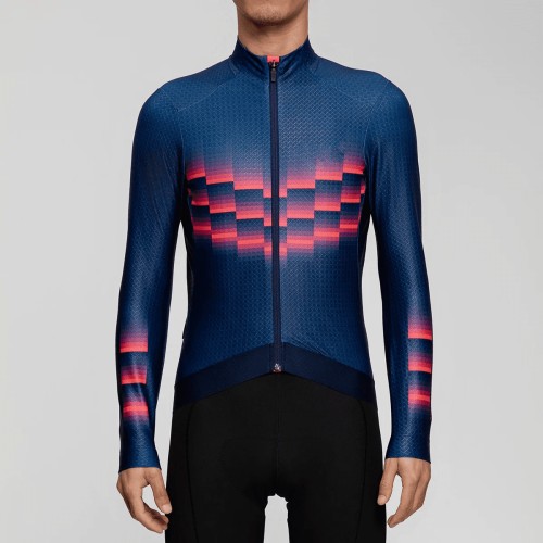 Waterproof Windproof Breathable Long Sleeves Mountain Bike Custom Cycling Jersey