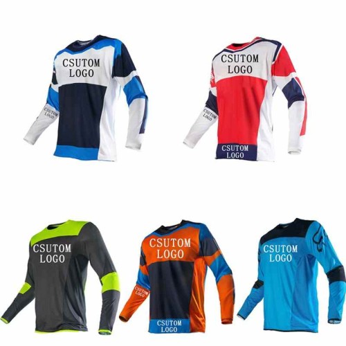 Speed Surrender Cycling Jersey Long-sleeved Shirt Summer Short-sleeved Mountain Bike Cross-country Motorcycle Clothing Custom