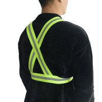 High Visibility Neon Yellow Safety Vest For Outdoor Activities Like Running Jogging Walking Cycling Customizable Logo Support
