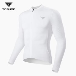 Tosuod Men&#39;s Long-sleeved Summer Cycling Clothing Quick-drying Breathable Base Layers &amp; Compression Top Equipment Sweat-wicking
