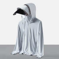 Women's Lightweight Breathable Summer Cycling Skin Jacket Coat Outdoor Uv Protection With Large Brim Sun Protection Clothing