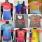 Custom Print Your Brand Logo Sublimation Marathon 100% Polyester Quick Dry T Shirt Oem Running Shirts Custom Collar Sport Shirts